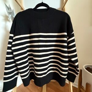 Zara Black Knit Sweater